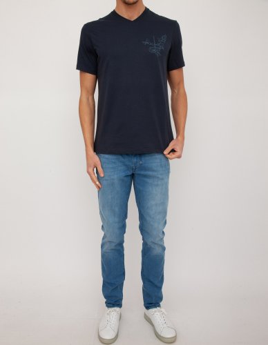 Чоловіча футболка  ARMANI EXCHANGE T-SHIRT BLU