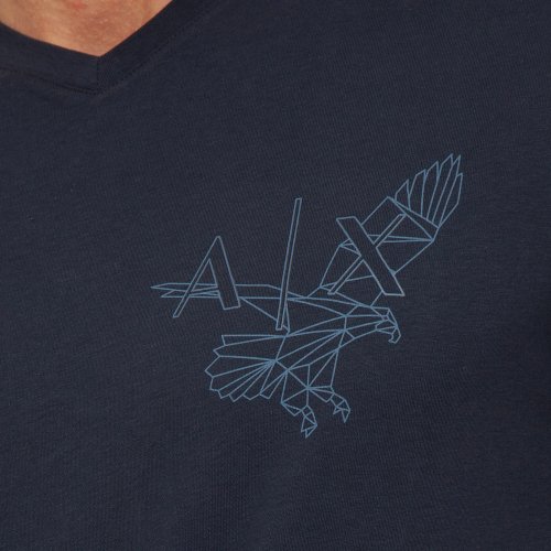 Чоловіча футболка  ARMANI EXCHANGE T-SHIRT BLU