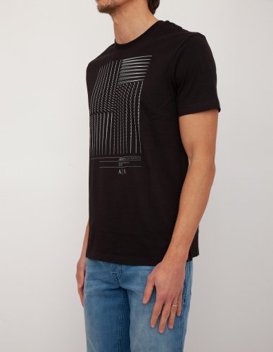 Чоловіча футболка  ARMANI EXCHANGE T-SHIRT NERO