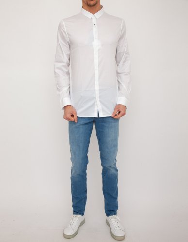 Чоловіча сорочка з довгим рукавом ARMANI EXCHANGE SHIRT BIANCO