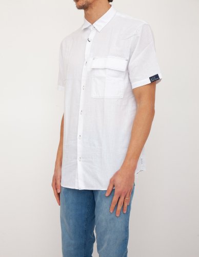 Чоловіча сорочка з коротким рукавом ARMANI EXCHANGE SHIRT BIANCO