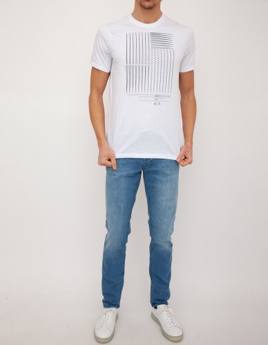 Чоловіча футболка  ARMANI EXCHANGE T-SHIRT BIANCO