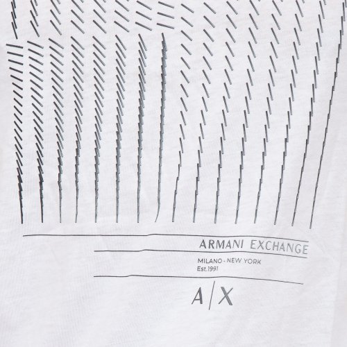 Чоловіча футболка  ARMANI EXCHANGE T-SHIRT BIANCO