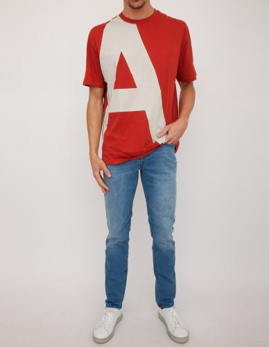 Чоловіча футболка  ARMANI EXCHANGE  T-SHIRT ROSSO