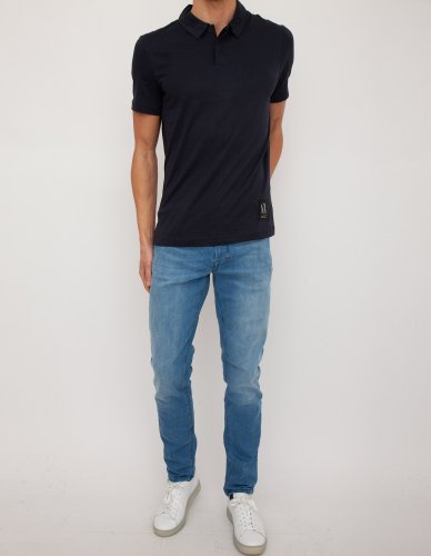 Мужское поло ARMANI EXCHANGE POLO SHIRT BLU
