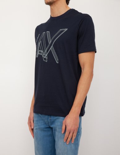 Чоловіча футболка  ARMANI EXCHANGE T-SHIRT BLU