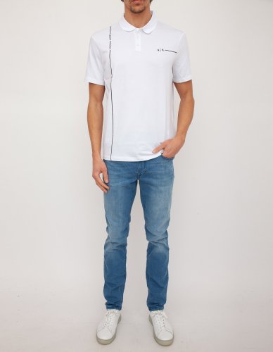 Мужское поло ARMANI EXCHANGE POLO SHIRT BIANCO