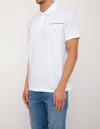 Мужское поло ARMANI EXCHANGE POLO SHIRT BIANCO