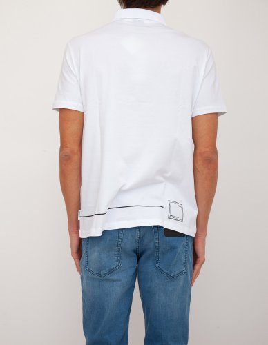 Мужское поло ARMANI EXCHANGE POLO SHIRT BIANCO