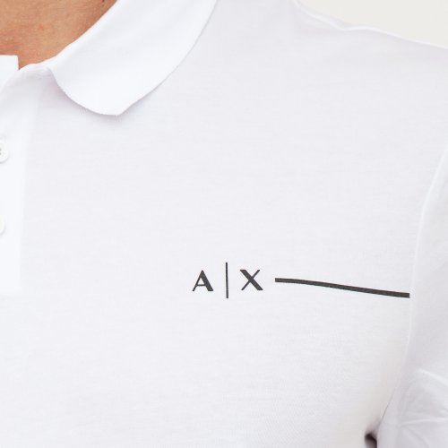 Мужское поло ARMANI EXCHANGE POLO SHIRT BIANCO