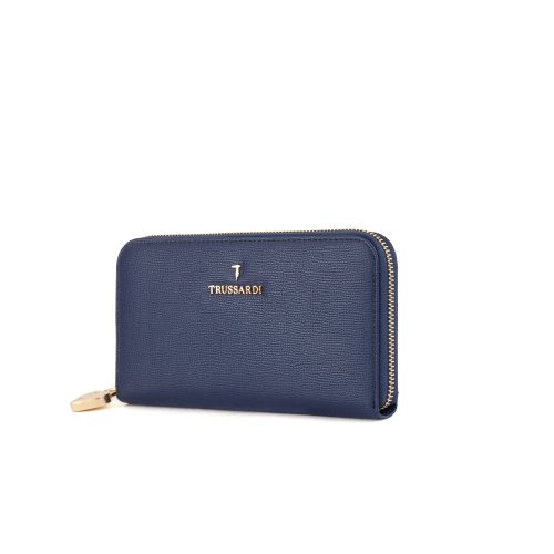 Женский кошелек TRUSSARDI LILY ZIP AROUND BLU