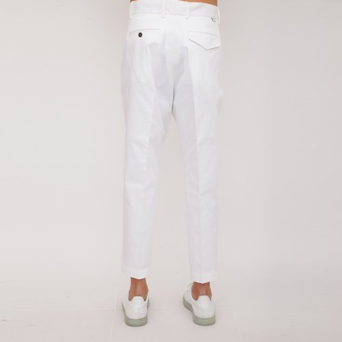 Мужские повседневные брюки PAOLO PECORA Pantalone Tessuto BIANCO