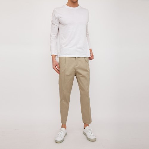 Мужские повседневные брюки PAOLO PECORA Pantalone Tessuto BEIGE