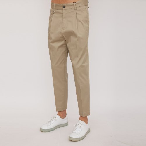 Мужские повседневные брюки PAOLO PECORA Pantalone Tessuto BEIGE