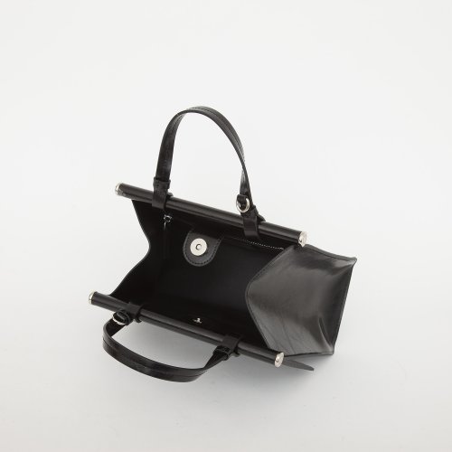 Жіноча сумка з ручками TRUSSARDI ARCAS TOP HANDLE CRACKLE' LEATHER NERO