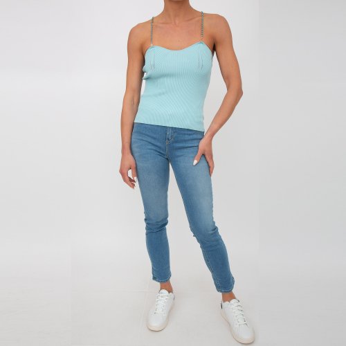 Жіночий топік BLUGIRL TOP MAGLIA CELESTE