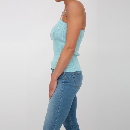 Жіночий топік BLUGIRL TOP MAGLIA CELESTE