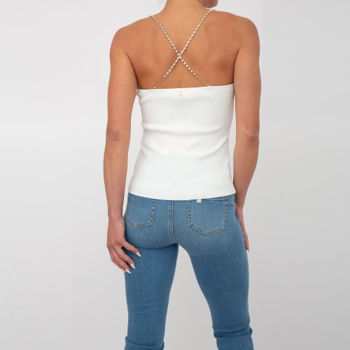 Жіночий топік BLUGIRL TOP MAGLIA BIANCO