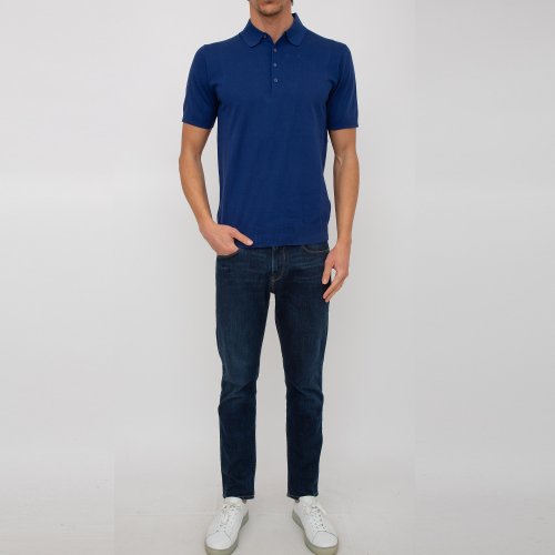 Мужское поло PAOLO PECORA Maglia A Polo BLU