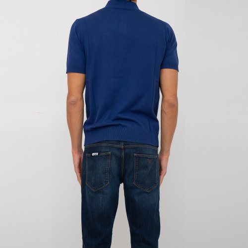 Мужское поло PAOLO PECORA Maglia A Polo BLU