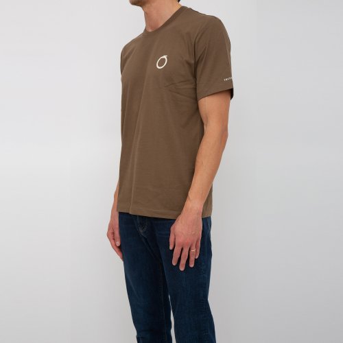 Чоловіча футболка TRUSSARDI T-SHIRT SMALL GREYHOUND PRINT COTTON JERSEY 30/1 VERDE
