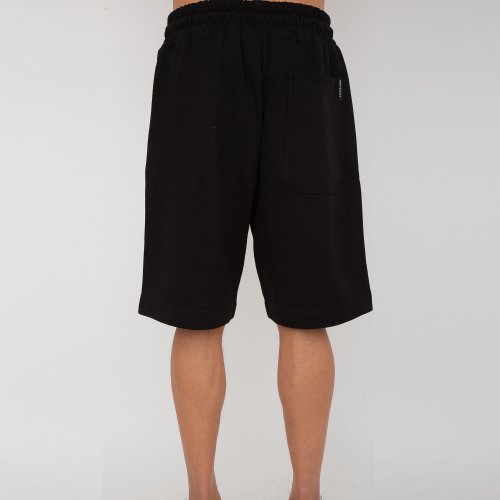 Чоловічі спортивні шорти TRUSSARDI BERMUDA COTTON FLEECE MEDIUM WEIGHT NERO