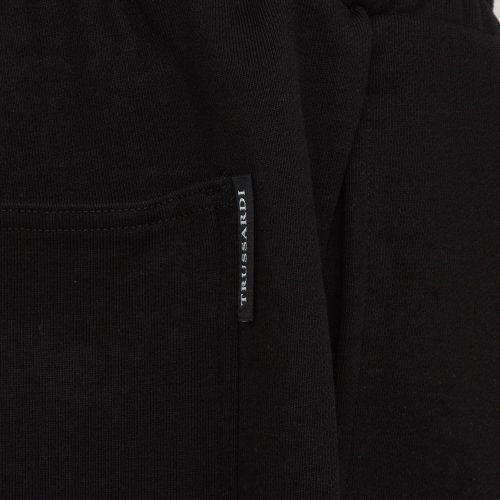 Чоловічі спортивні шорти TRUSSARDI BERMUDA COTTON FLEECE MEDIUM WEIGHT NERO