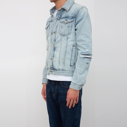 Мужская куртка ARMANI EXCHANGE BLOUSON JACKET BLU DENIM