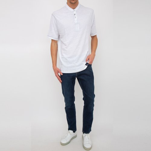 Чоловіче поло ARMANI EXCHANGE POLO SHIRT BIANCO