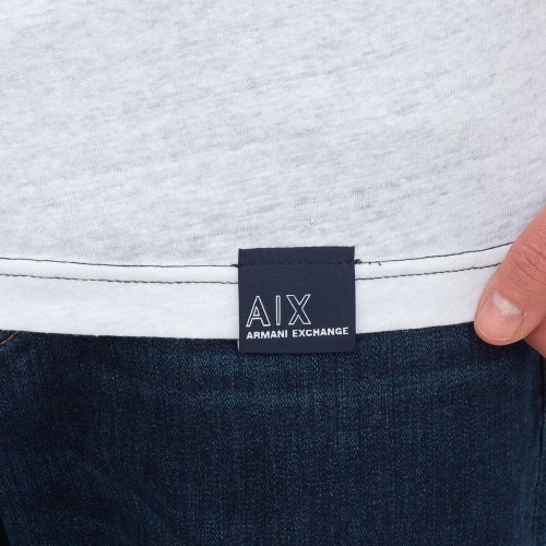 Чоловіче поло ARMANI EXCHANGE POLO SHIRT BIANCO