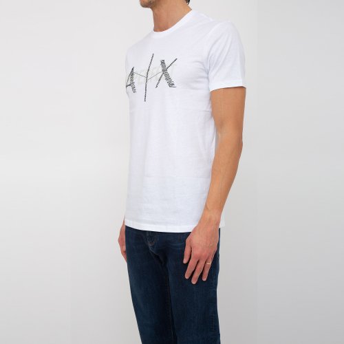 Чоловіча футболка  ARMANI EXCHANGE T-SHIRT BIANCO