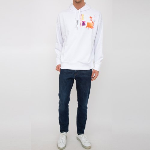Мужская толстовка ARMANI EXCHANGE SWEATSHIRT BIANCO