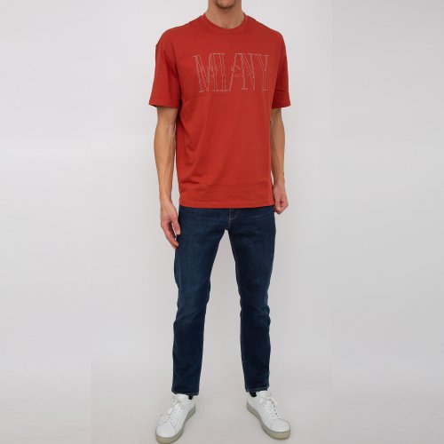 Чоловіча футболка  ARMANI EXCHANGE T-SHIRT ROSSO