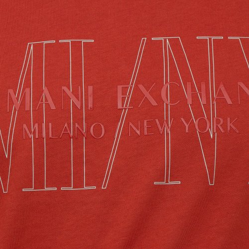 Чоловіча футболка  ARMANI EXCHANGE T-SHIRT ROSSO