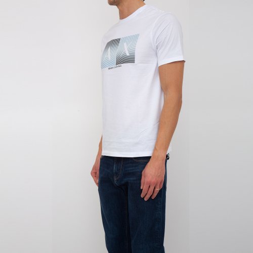 Чоловіча футболка  ARMANI EXCHANGE T-SHIRT BIANCO