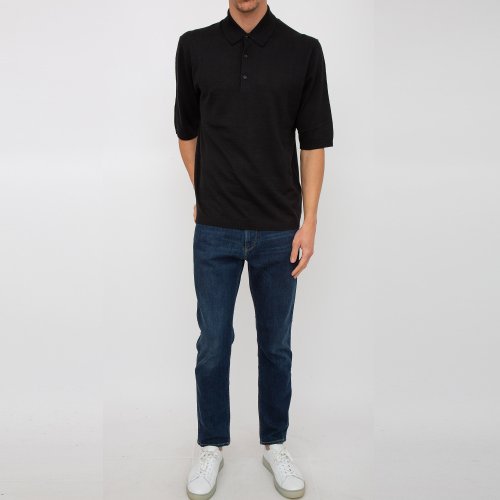 Чоловіче поло PAOLO PECORA Maglia A Polo NERO