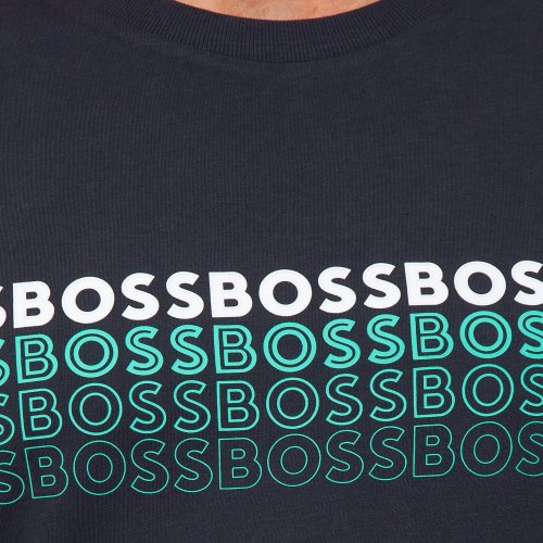 Мужская футболка HUGO BOSS Jersey BLU