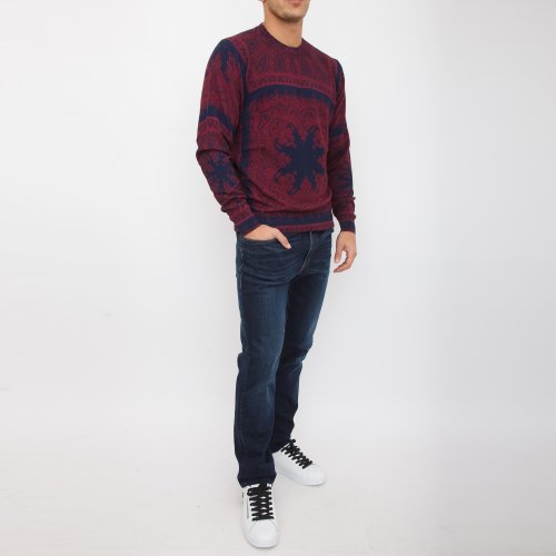 Мужской свитер ETRO C-NECK ROSSO