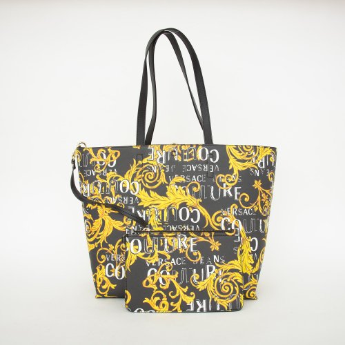 Жіноча сумка з ручками VERSACE JEANS COUTURE BORSA SHOPPING BAG NERO