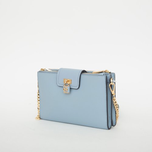 Женская кроссбоди MICHAEL MICHAEL KORS HANDBAG  LEATHER AZZURRO