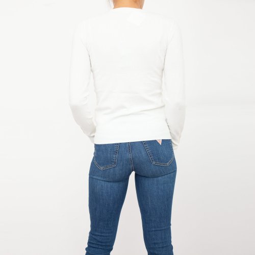 Женский свитер GUESS JEANS MAGLIERIA BIANCO