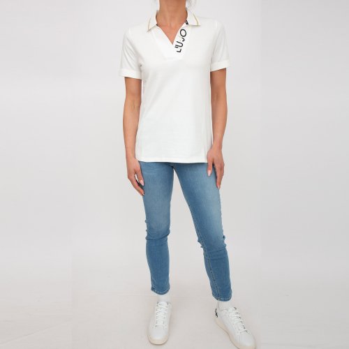 Жіноча футболка LIU JO T-SHIRT M/C BIANCO