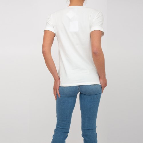 Жіноча футболка LIU JO ECS T-SHIRT M/C BIANCO