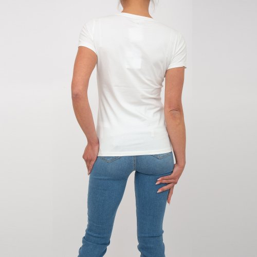 Жіноча футболка LIU JO ECS T-SHIRT M/C BIANCO