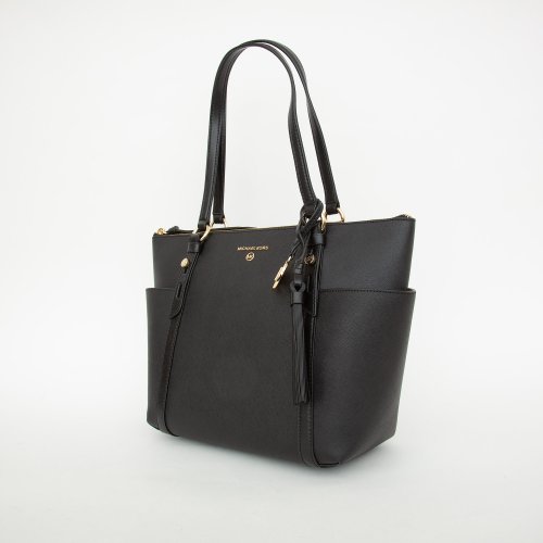 Женская сумка с ручками MICHAEL MICHAEL KORS TOTE  LEATHER NERO