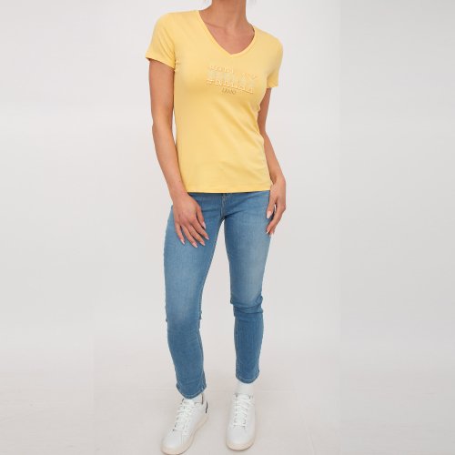 Жіноча футболка LIU JO T-SHIRT M/C GIALLO