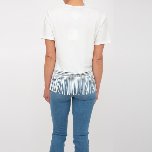 Жіноча футболка LIU JO T-SHIRT M/C BIANCO