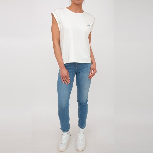 Жіноча футболка LIU JO T-SHIRT M/C BIANCO