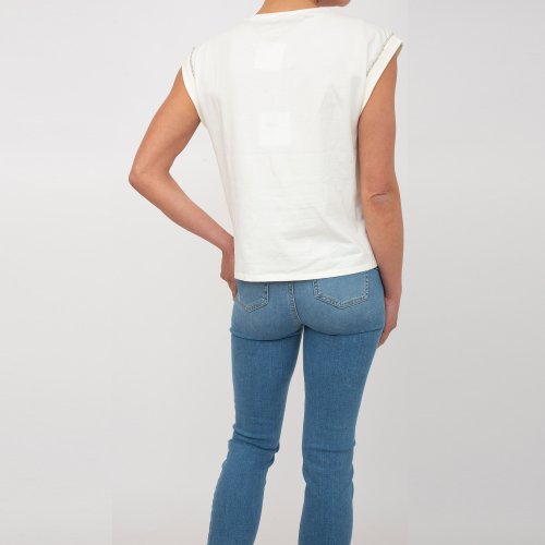 Жіноча футболка LIU JO T-SHIRT M/C BIANCO