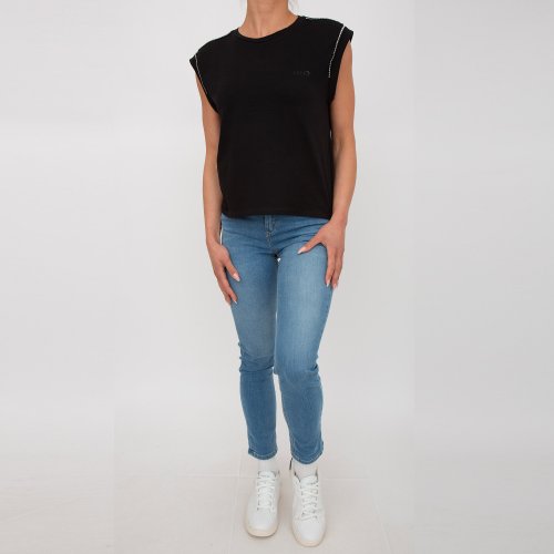 Жіноча футболка LIU JO T-SHIRT M/C NERO